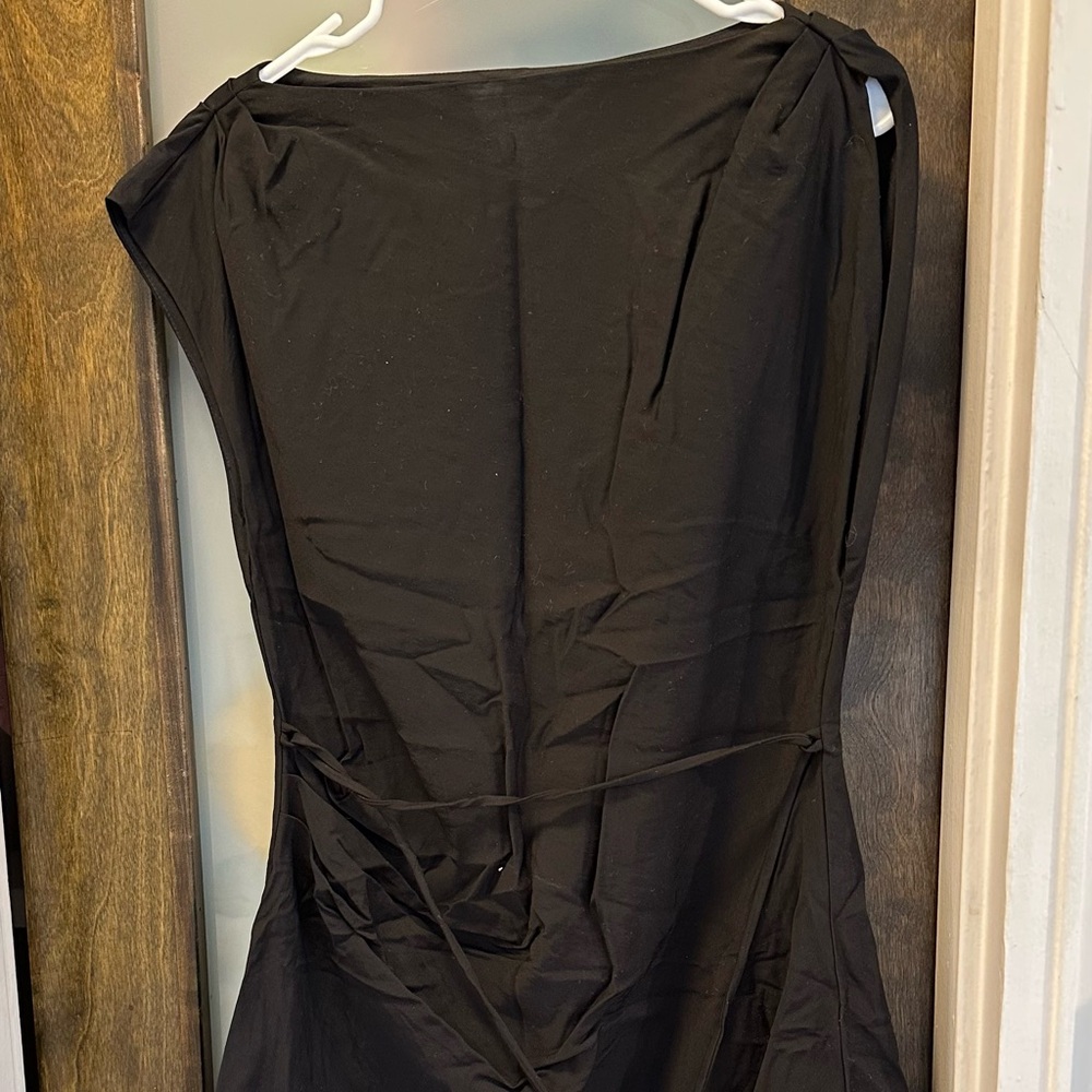 DISSH marlo black draped mini dress